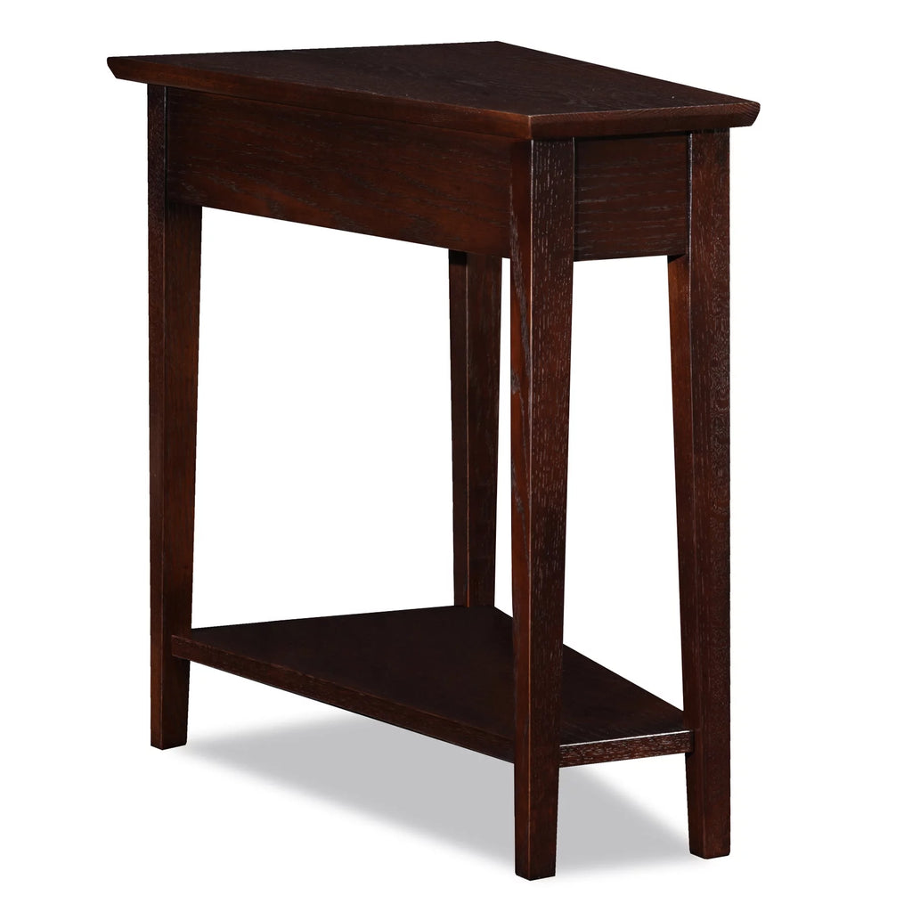 Compact Recliner Wedge Table in Chocolate Oak O930447