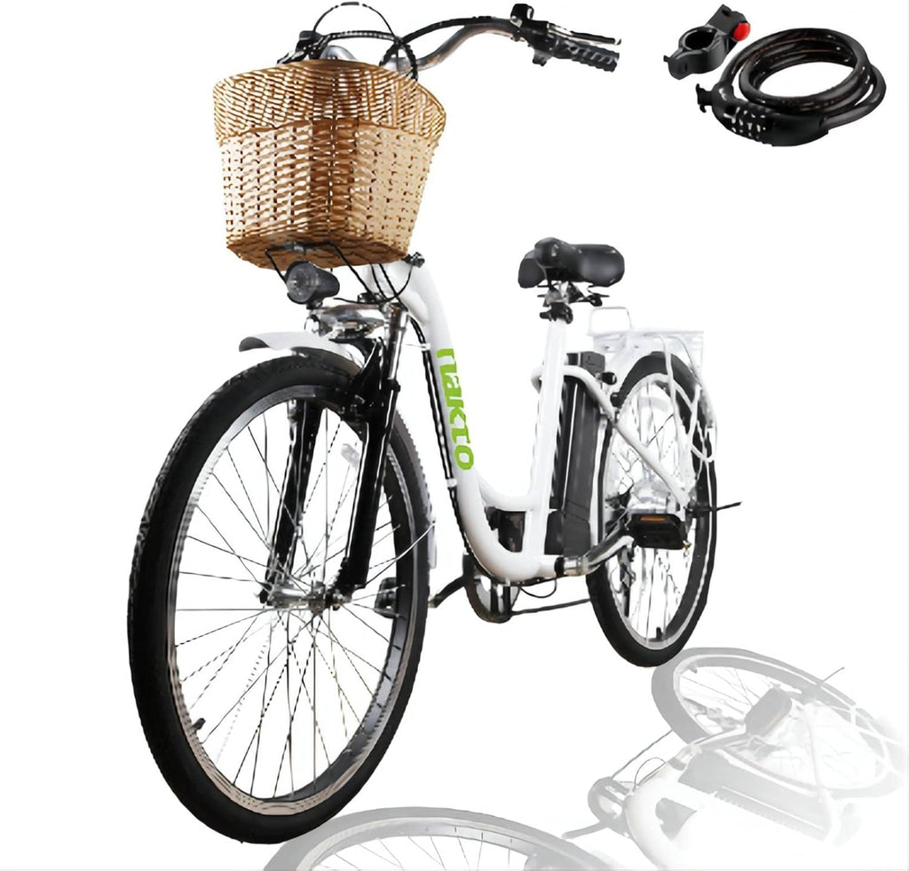 26'' Electric Cargo Bicycle with 10.5Ah Removable Lithium Battery K366901
