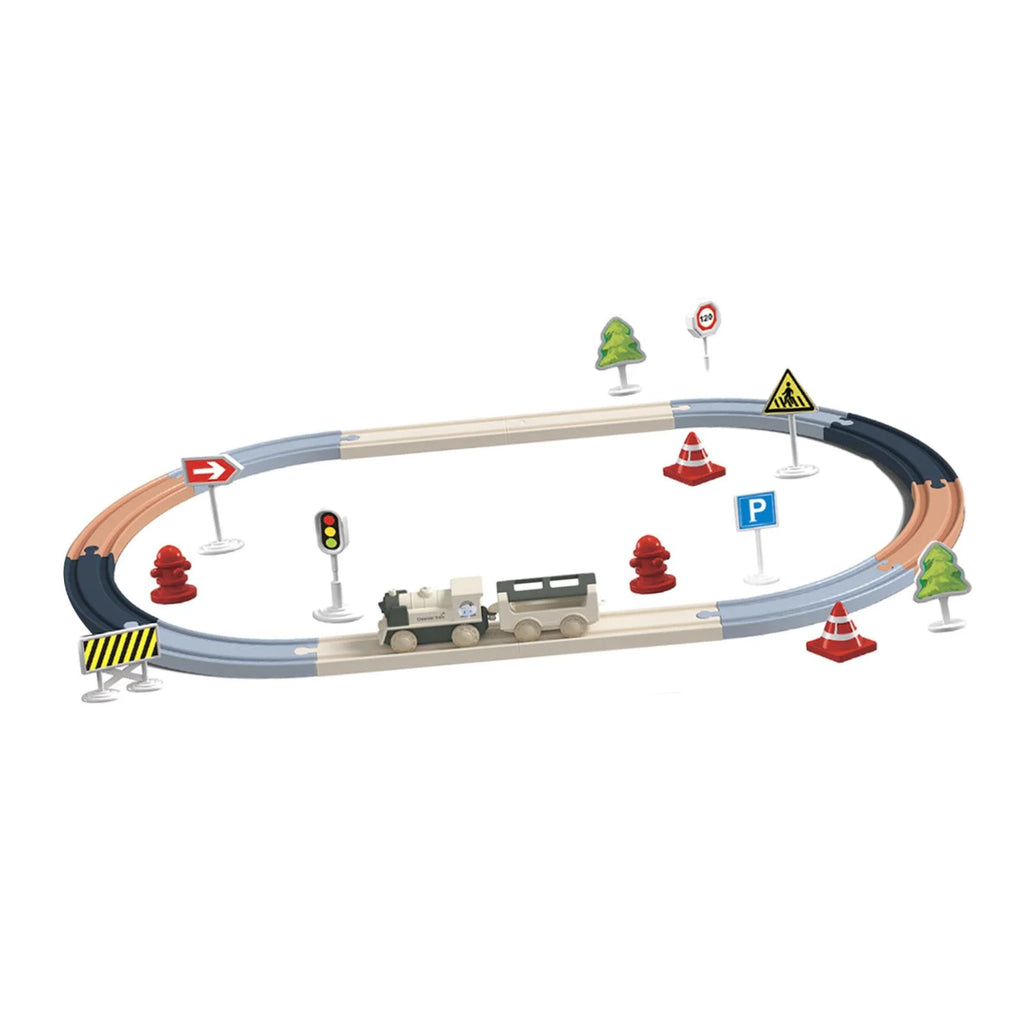 30pcs Puzzle Train Tracks Set A8054