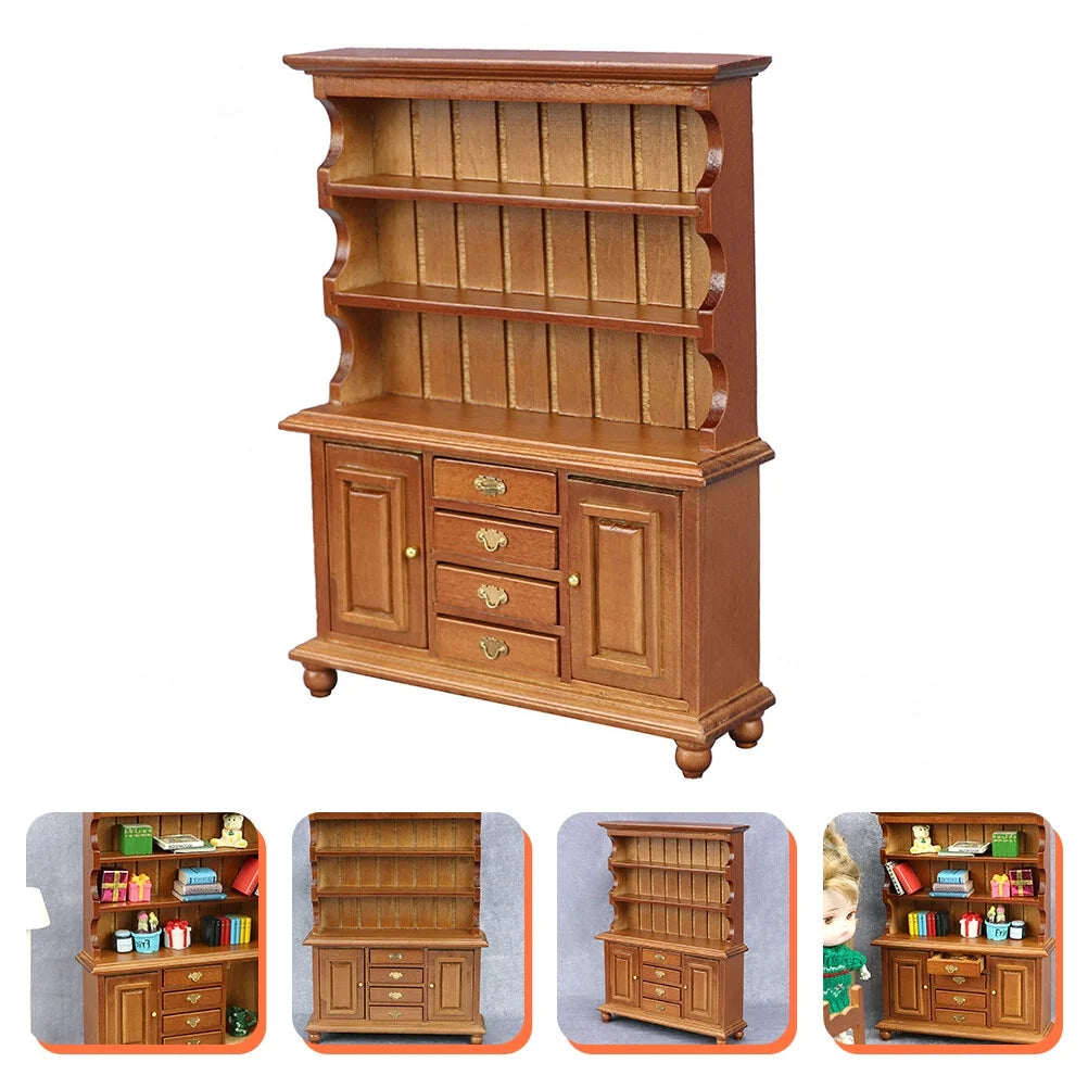 Mini Cabinet Wooden Craft Children Toy M54974