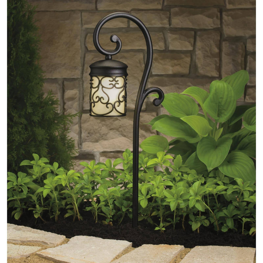 Textured Black Landscape Path Light L301