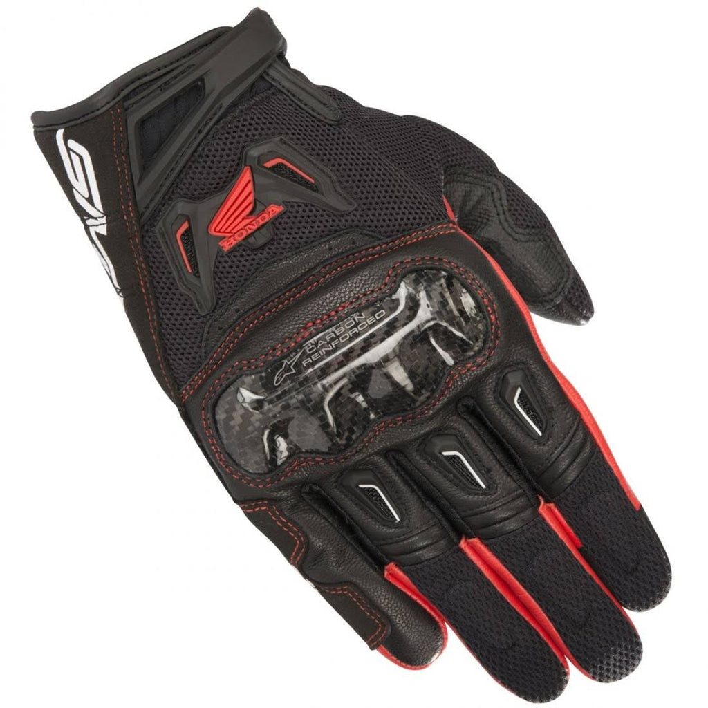 Black Red Motorcycle Gloves P574939