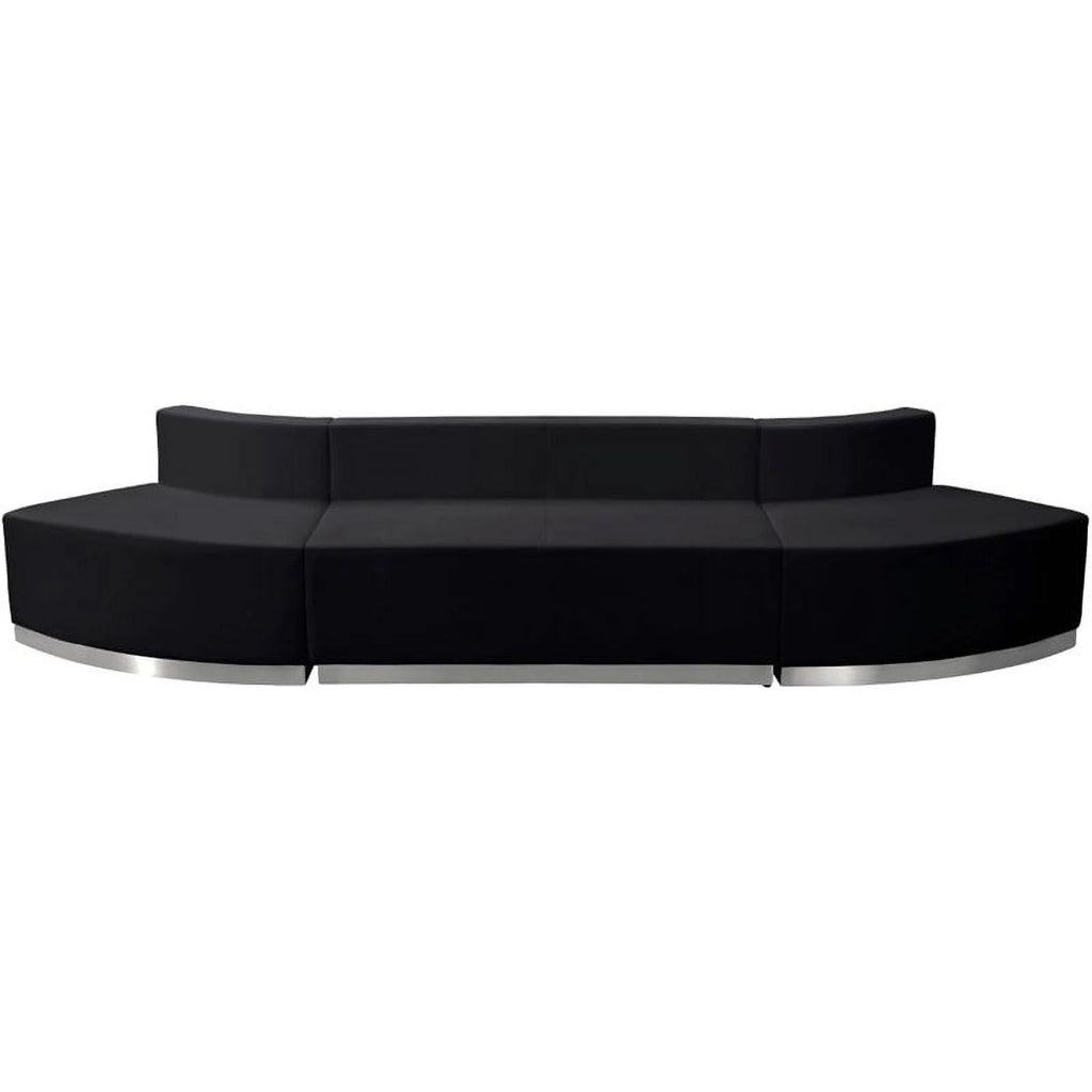 3 Piece Black Reception Seating B80838