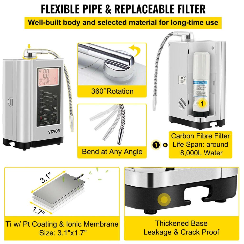Alkaline Water Purifier with LCD Panel E70766