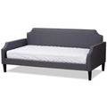 Grey Fabric Tufted Twin Daybed U3757