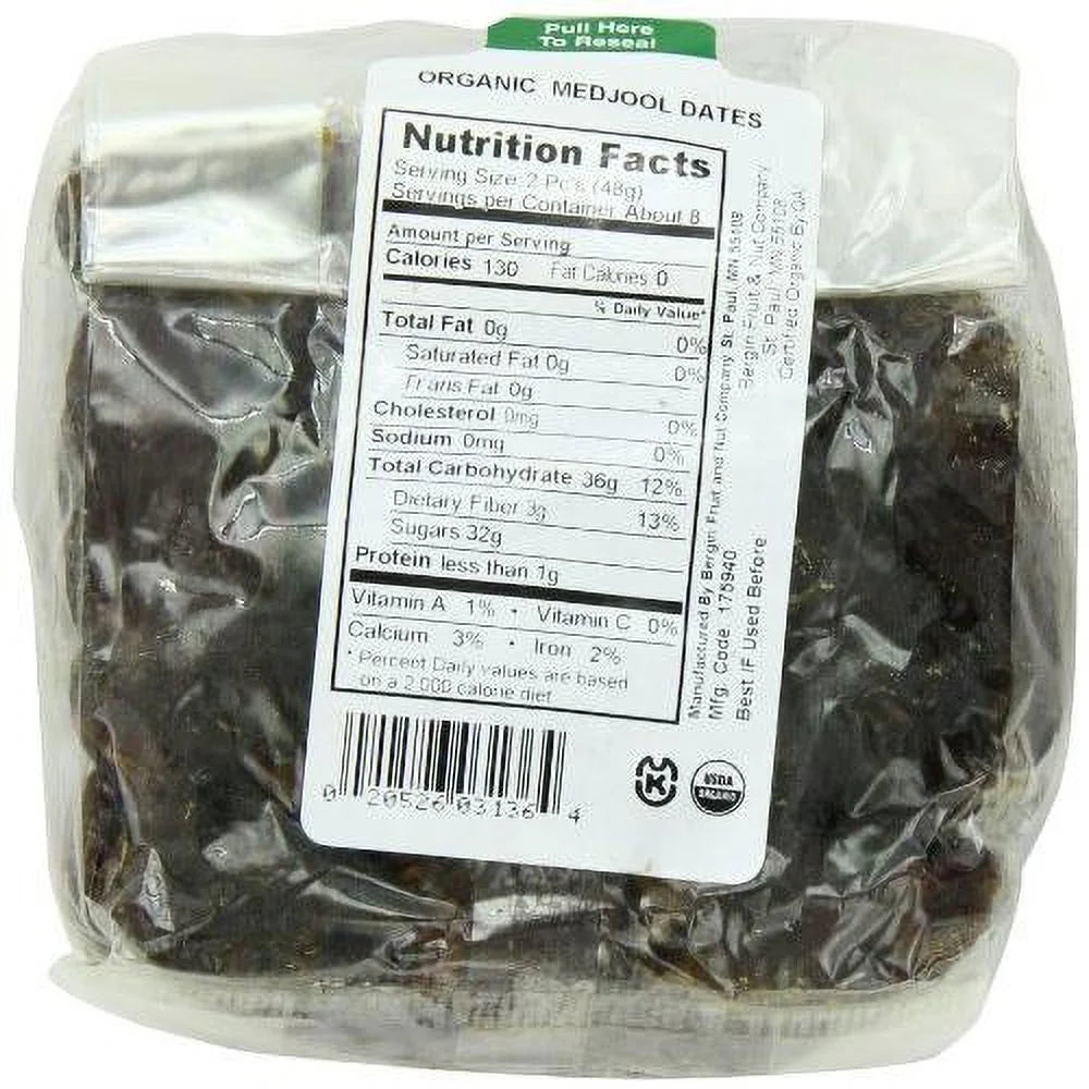 Organic Medjool Dates 14-Ounce Bags Pack Of 2 D736203