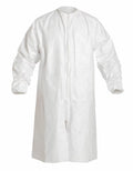 White Zipper Cleanroom Coat J2963