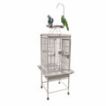 White Play Top Cage with Bar Spacing W71151