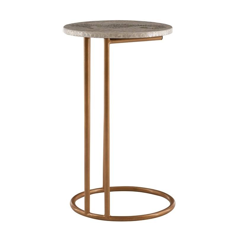 Gold Metal Accent C Table X166