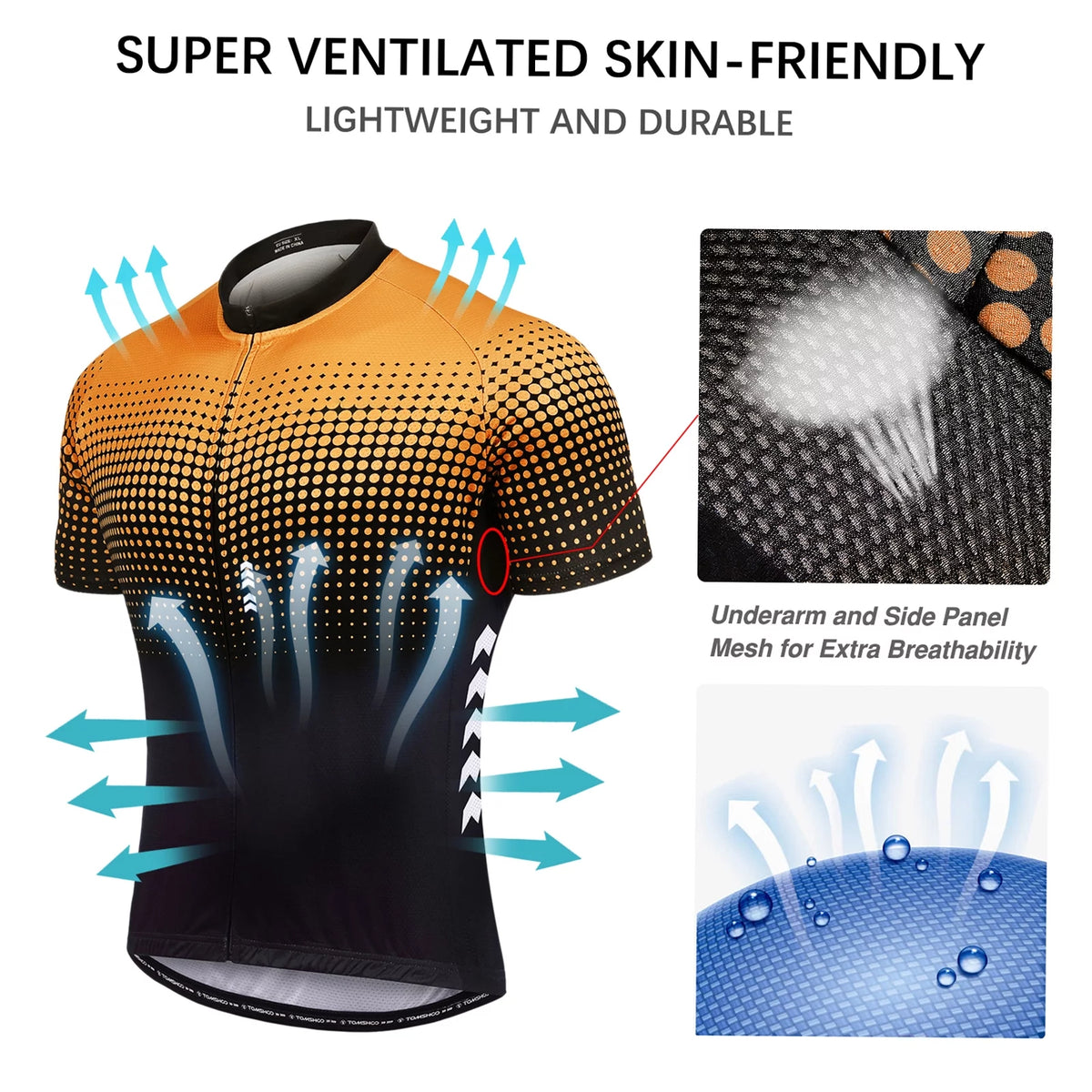 Men's Summer Cycling Jersey Set with 5D Padded Shorts Z603418