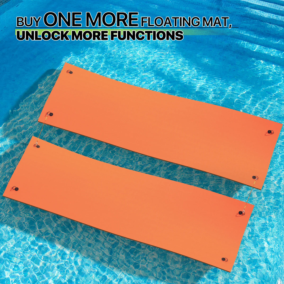 18' x 6' 3-Layer XPE Foam Water Floating Mat Y62414
