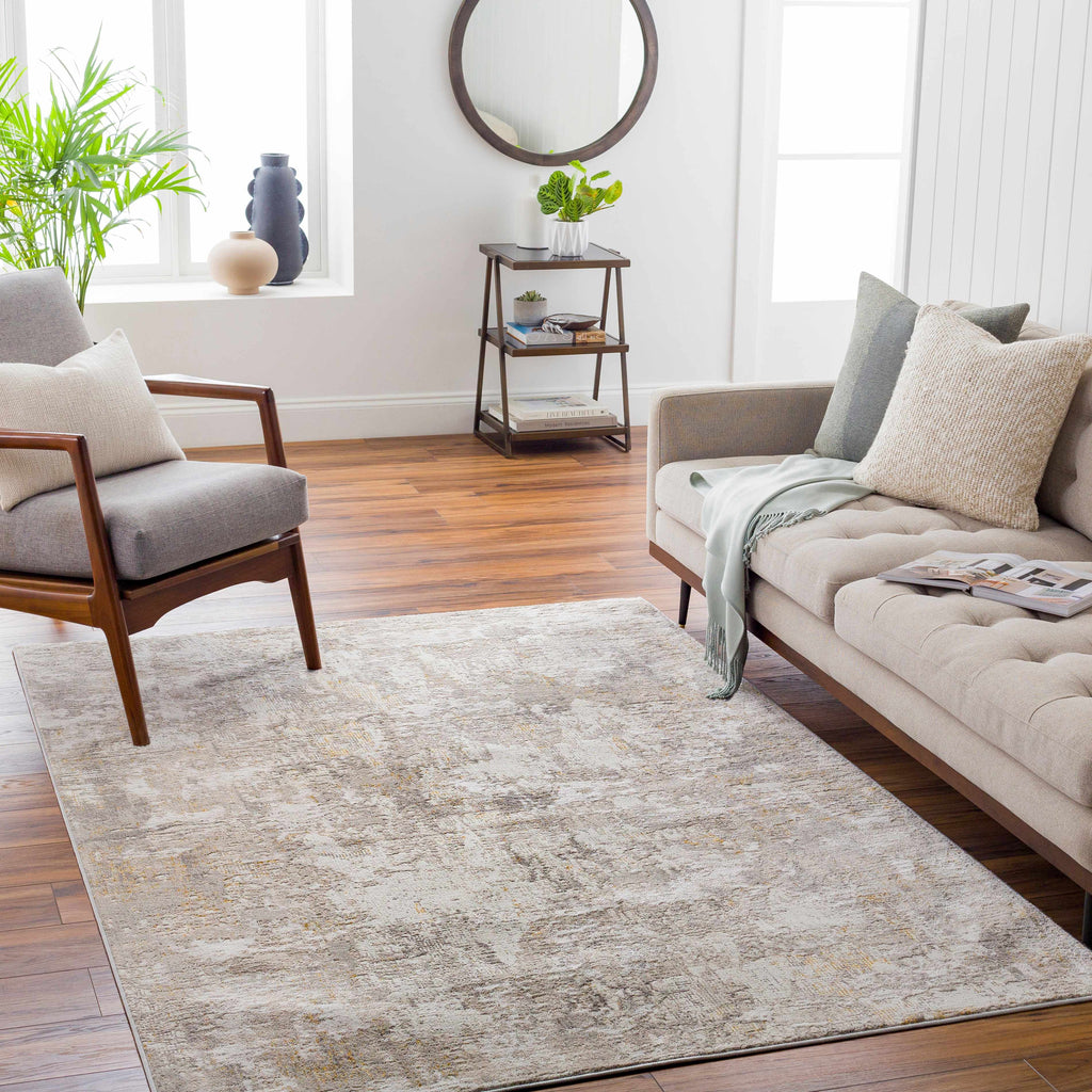 Multi Gray Brown 9'2" x 12' Area Rug P31104