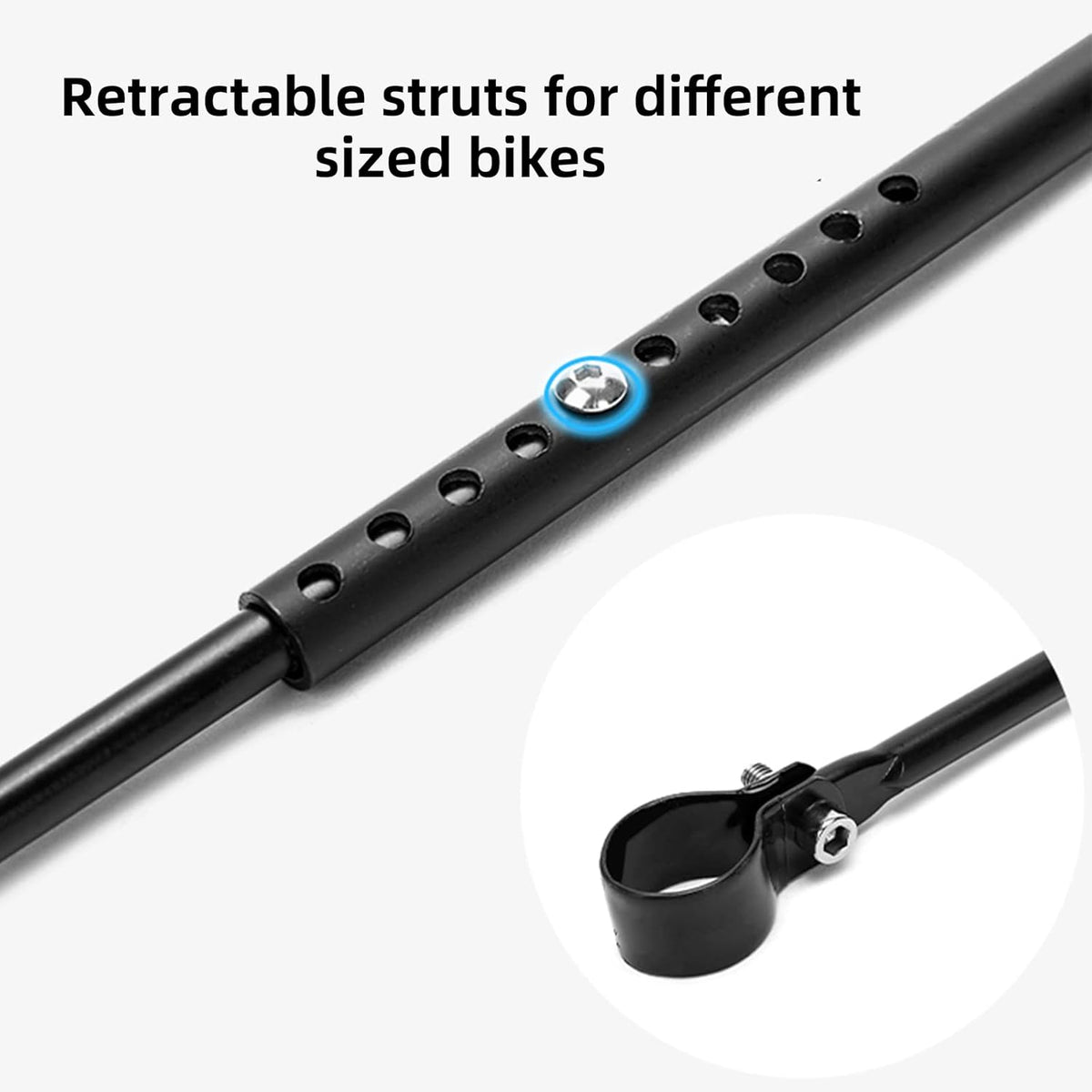 Bike Rear Rack with Basket, 165 LB Load, Aluminum Alloy, Quick Release, Pack of 2 G1879