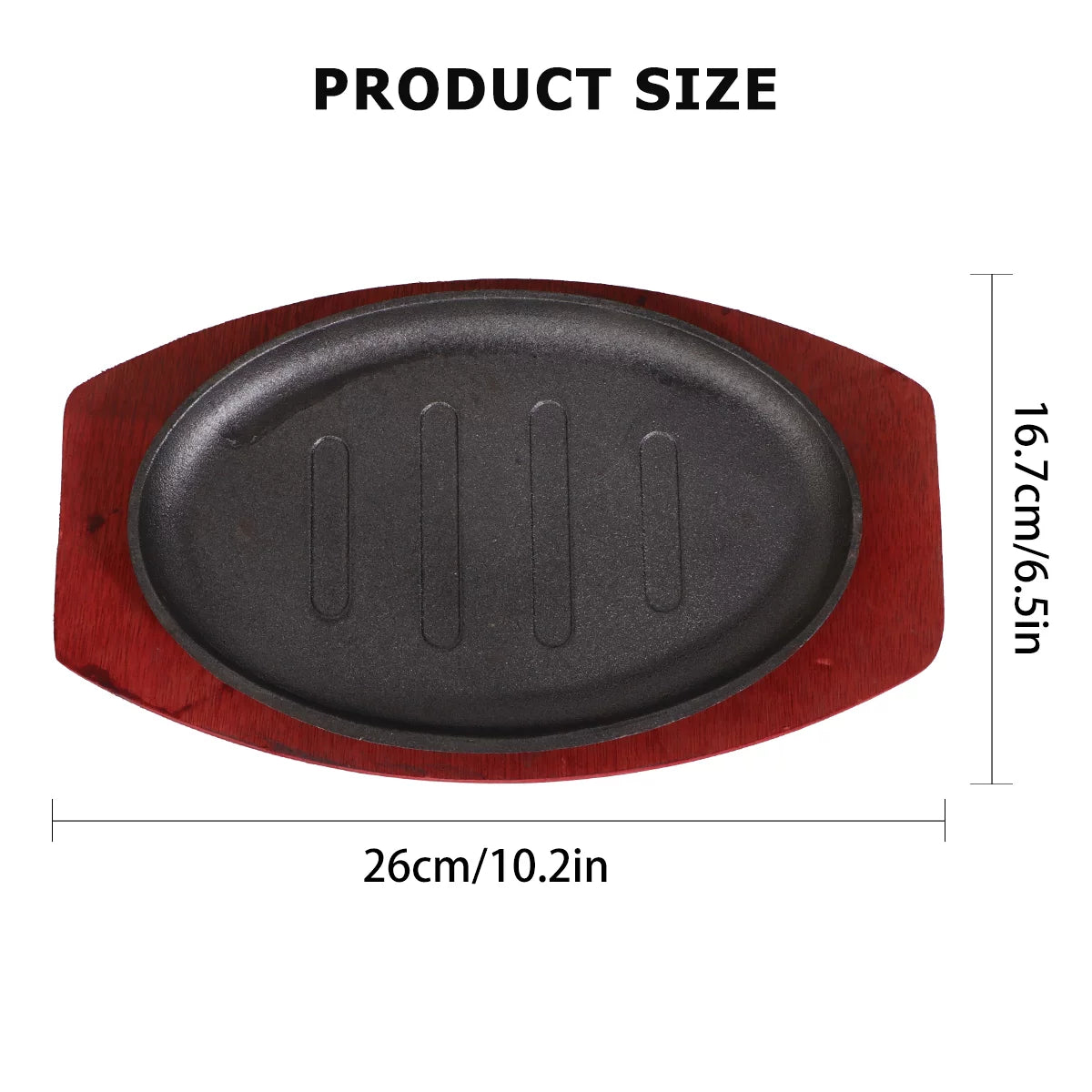 Iron Steak Frying Pan C762