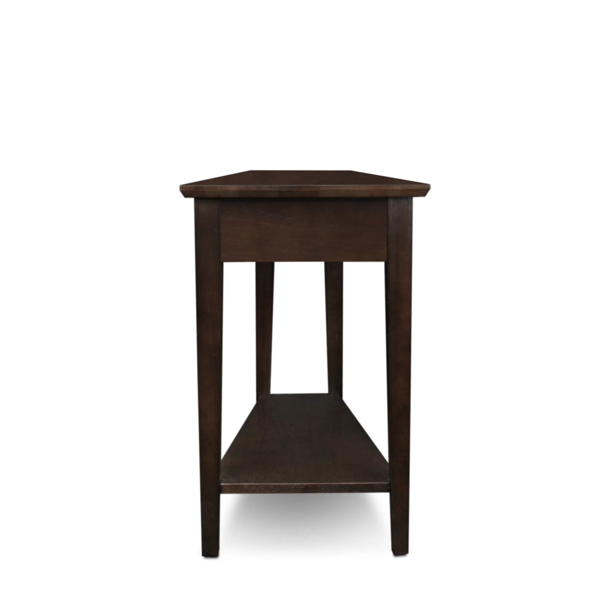 Compact Recliner Wedge Table in Chocolate Oak O930447