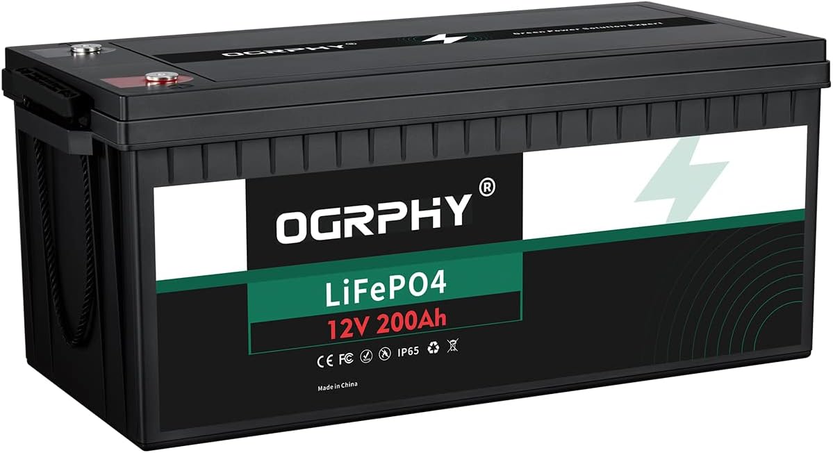 12V 15Ah Lithium Battery with BMS, Pack of 2 B2378