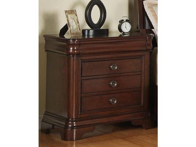 3 Drawer Cherry Nightstand O501