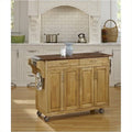 Kitchen Cart with Oak Top X4689