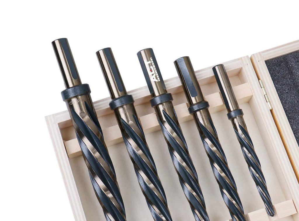 5 Pc H.S.S. Standard Spiral Flute Car Reamer Set F33027