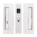Bright Chrome Magnetic Privacy Pocket Door Pull Set C507313