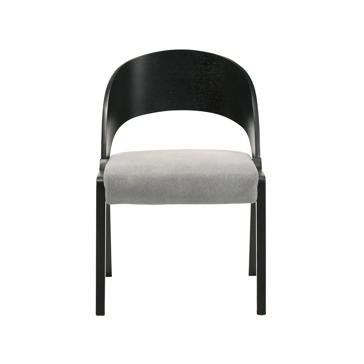 Fabric & Wood Accent Chairs, Set of 2 J406