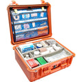 Orange Case with Lid Organizer and Dividers N343