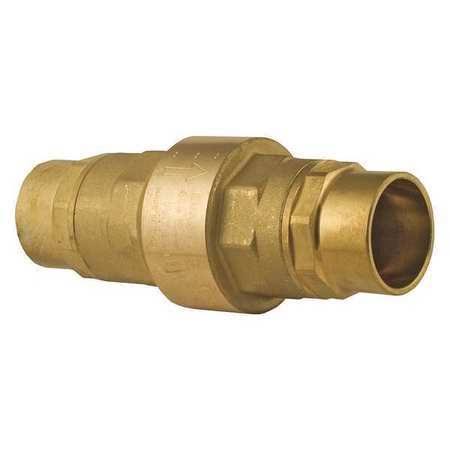 1-1/2x22 Sweat Brass Spring Check Valve U13143