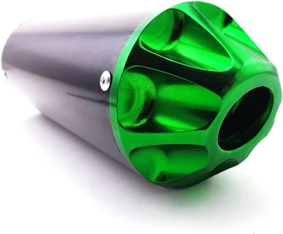 Green Exhaust Muffler Silencer Pipe Assembly Kit Pack of 2 F220711