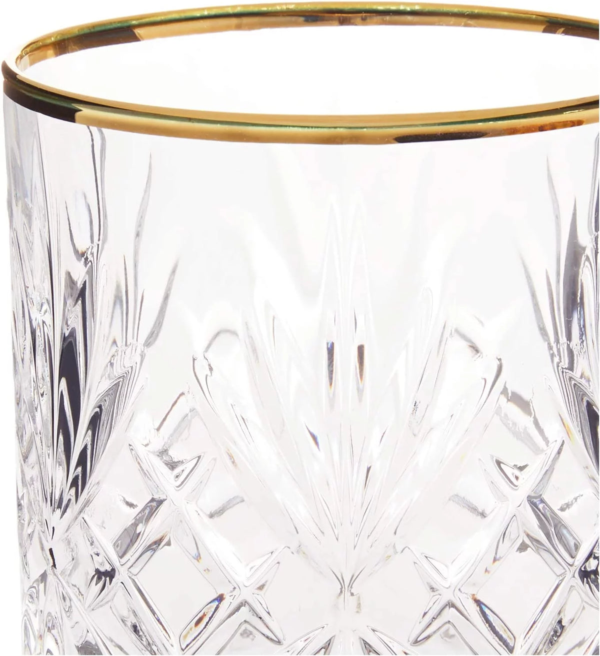 Crystal Double Old Fashion Beverage Glass Set of 4 K871