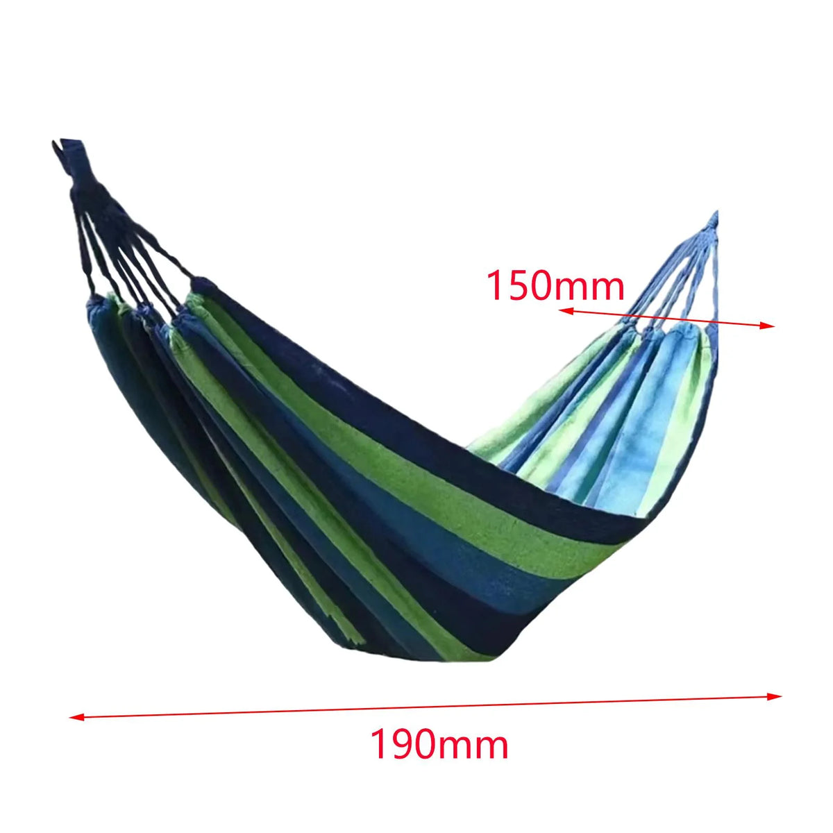 Blue Canvas Camping Hammock 190x150cm W2457