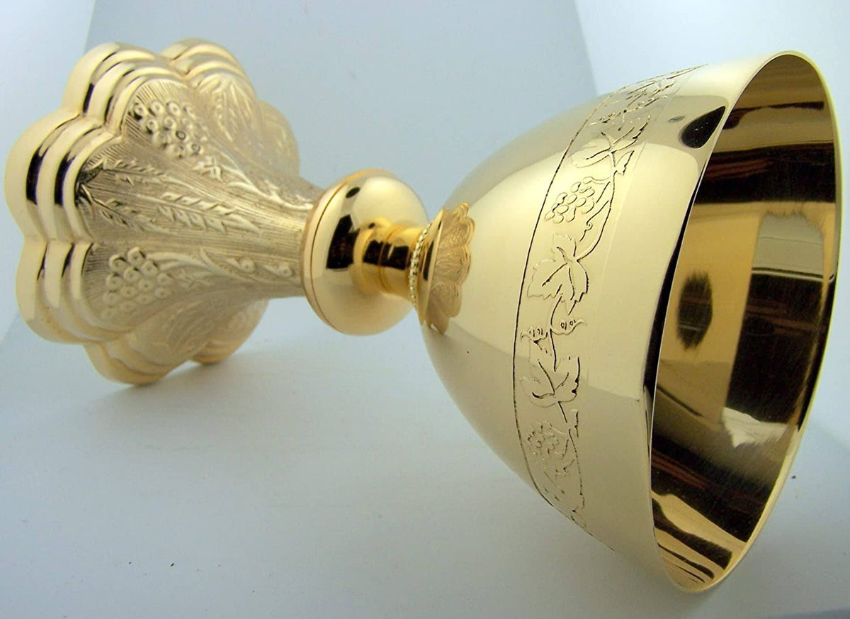 Gold Gild Priest Chalice & Paten J3079