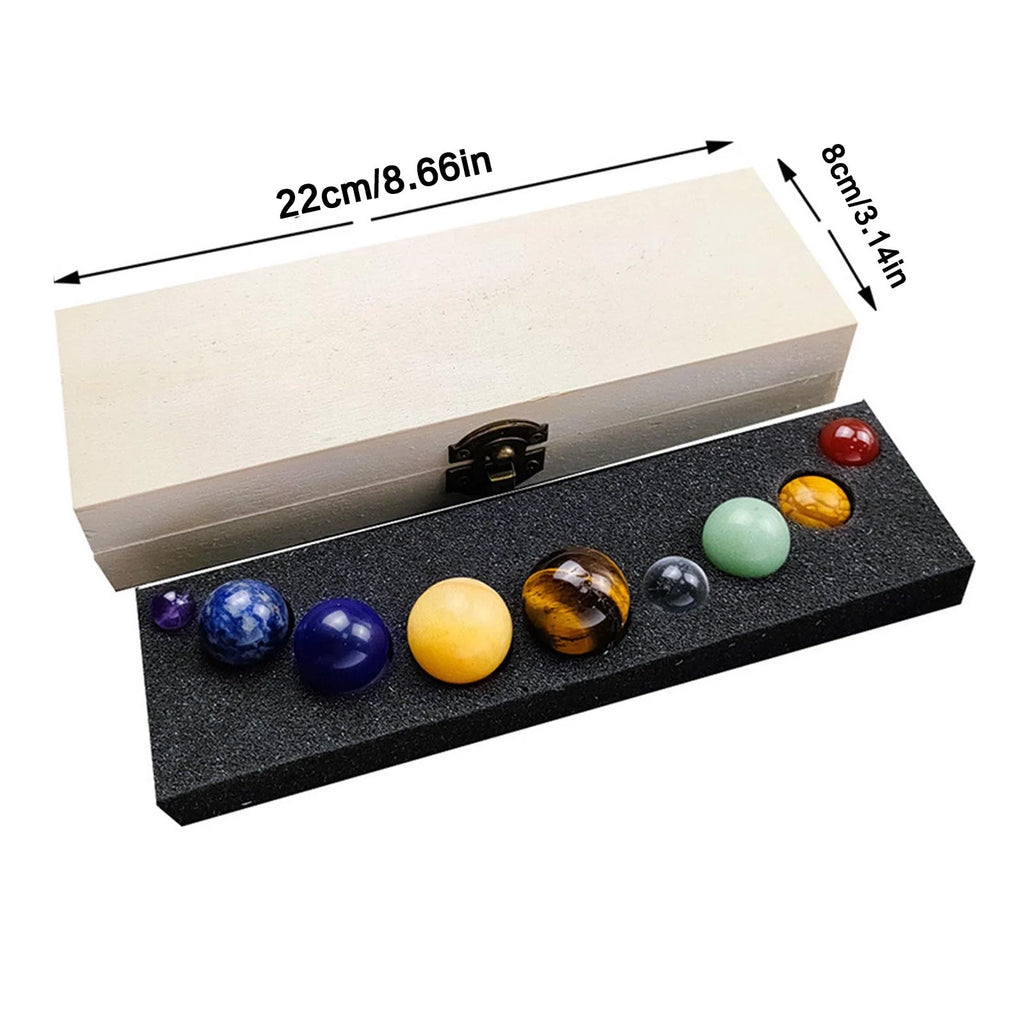 Planet Crystal Solar System Ornaments Set R6600
