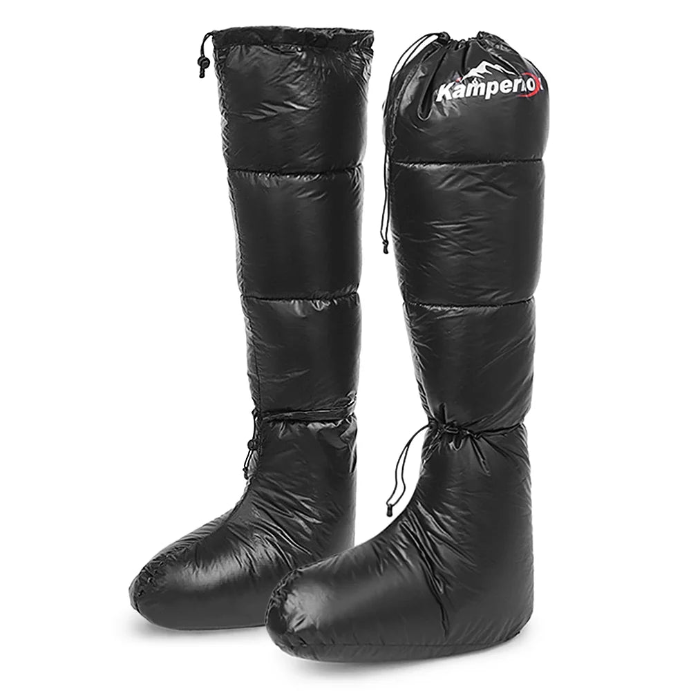 Winter Down Booties Socks with Adjustable Drawstring V542