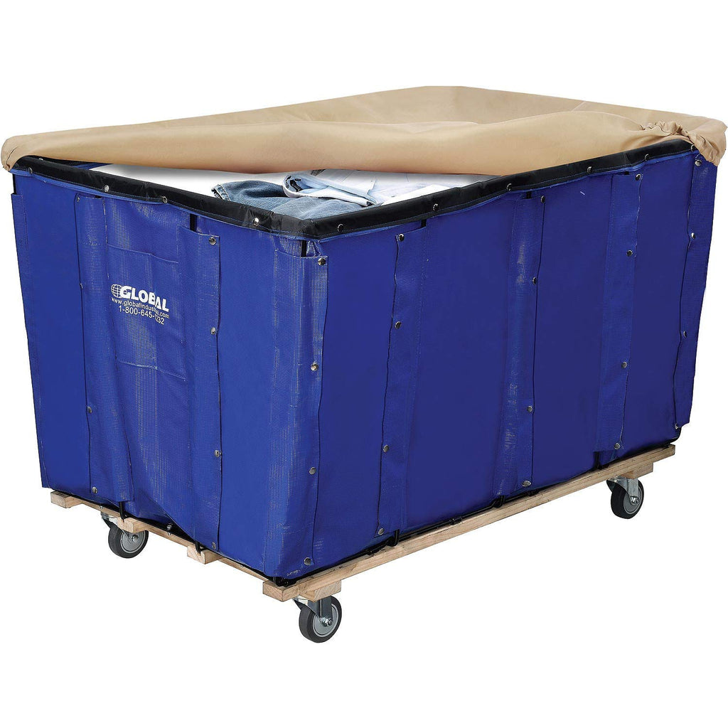 Vinyl Basket Bulk Truck, 24 Bushel, Blue W14128