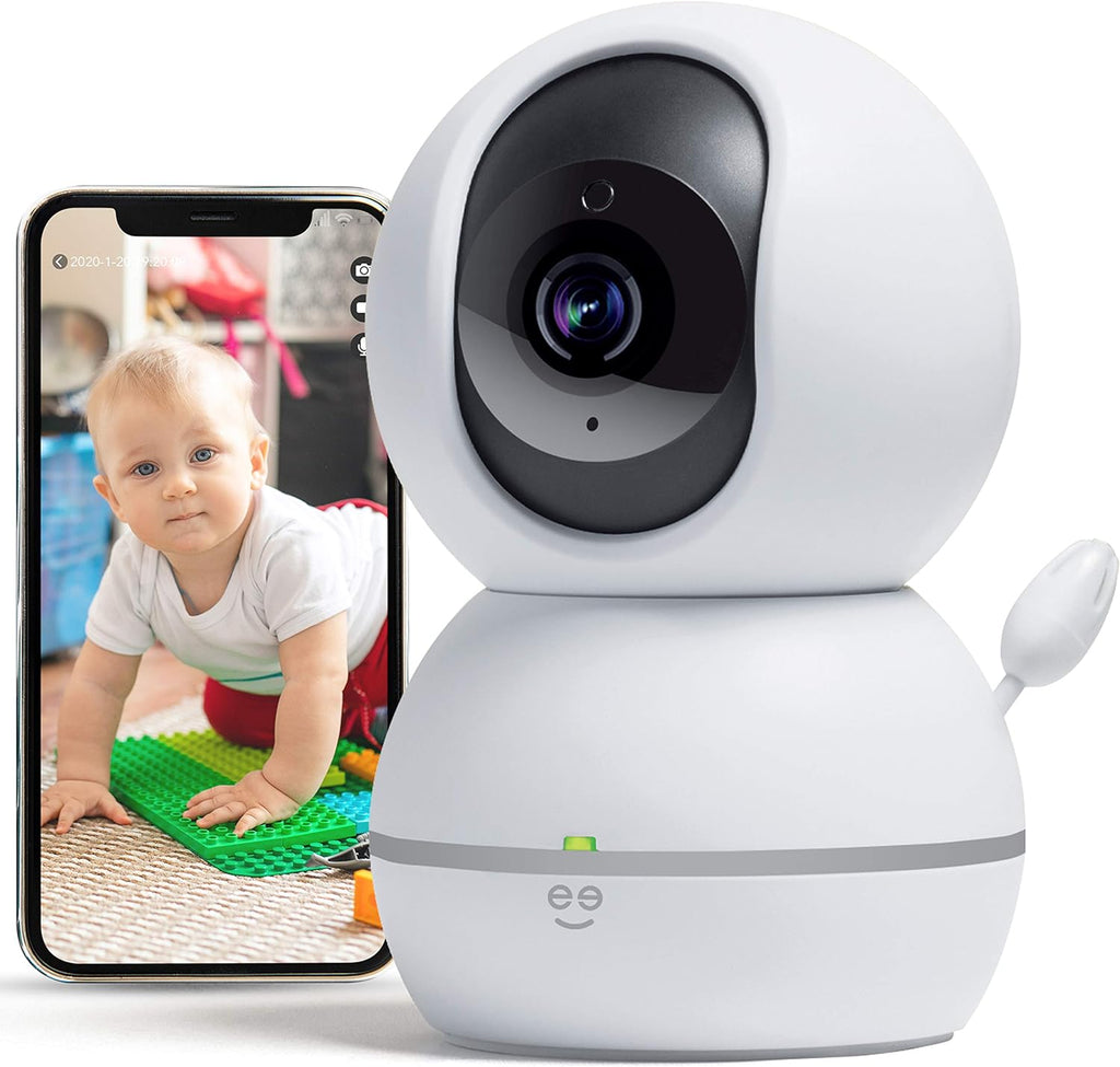 1080p Wireless WiFi Pet and Baby Monitor Camera (Pastel Blue) Q3662