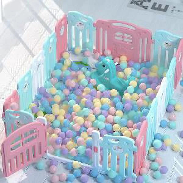 50 Soft Plastic Ball Pit Balls with Storage Bag A5113