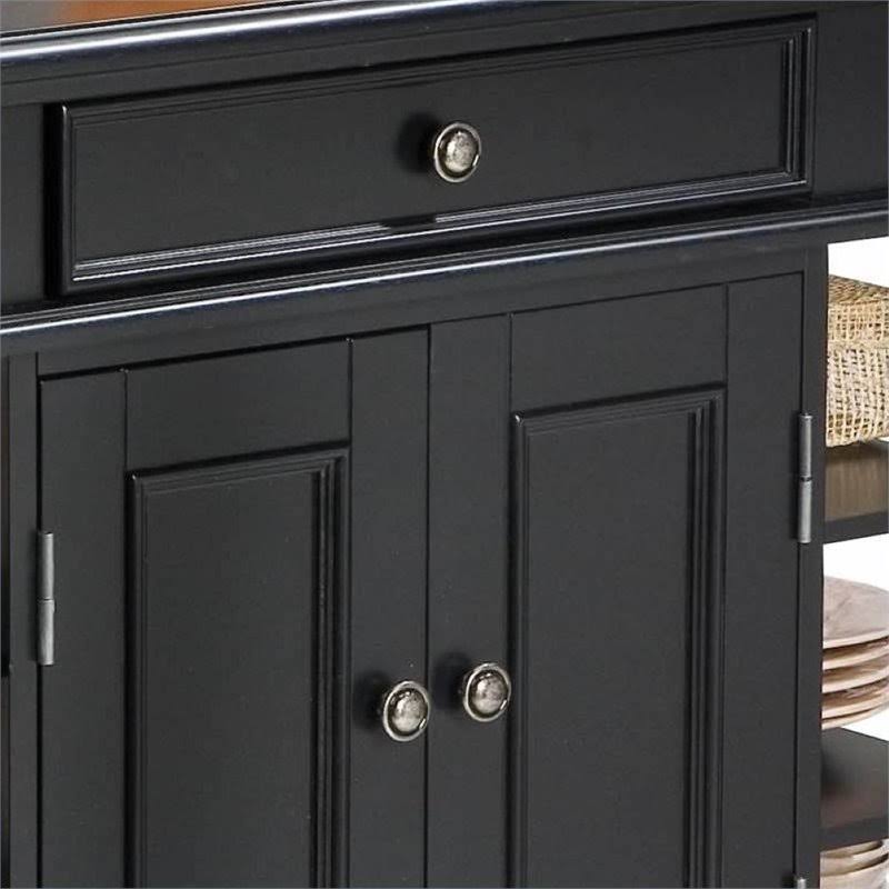 Ebony Kitchen Island B628