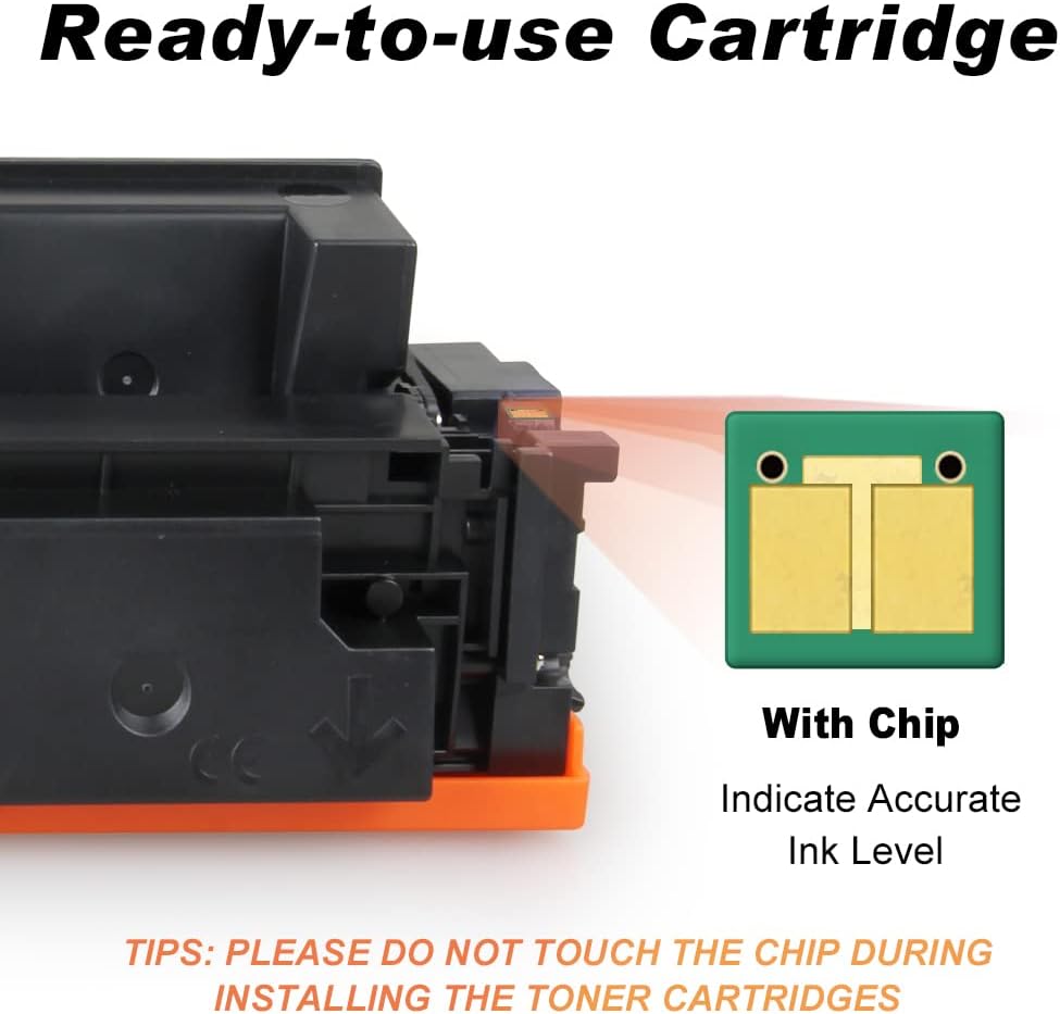 4 Pack 414X Toner Cartridge for HP Color LaserJet Pro M454 M479 Printer D7006
