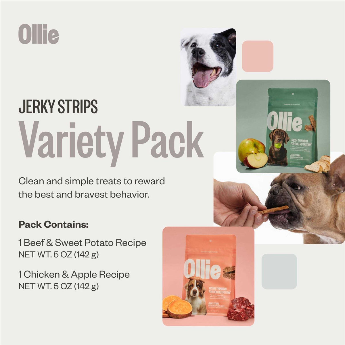 Beef and Sweet Potato Dog Jerky Treats Q883