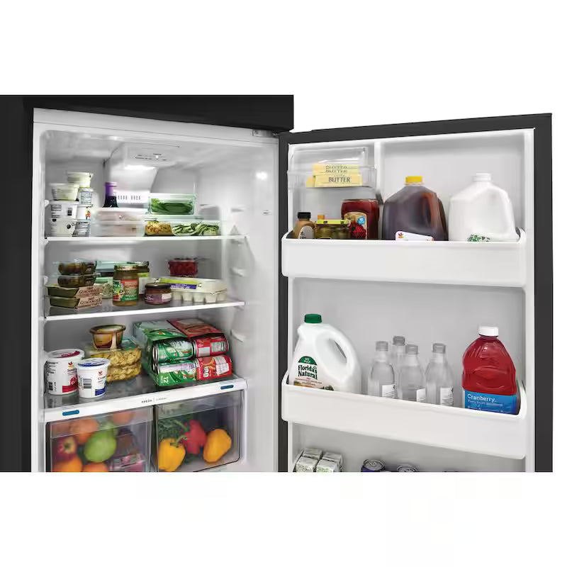 Black Top Freezer Refrigerator P8465