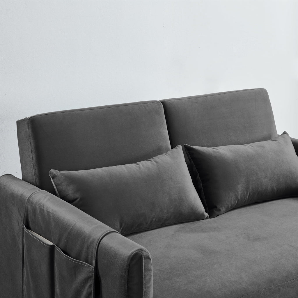 Gray Upholstered Sleeper Sofa O176938