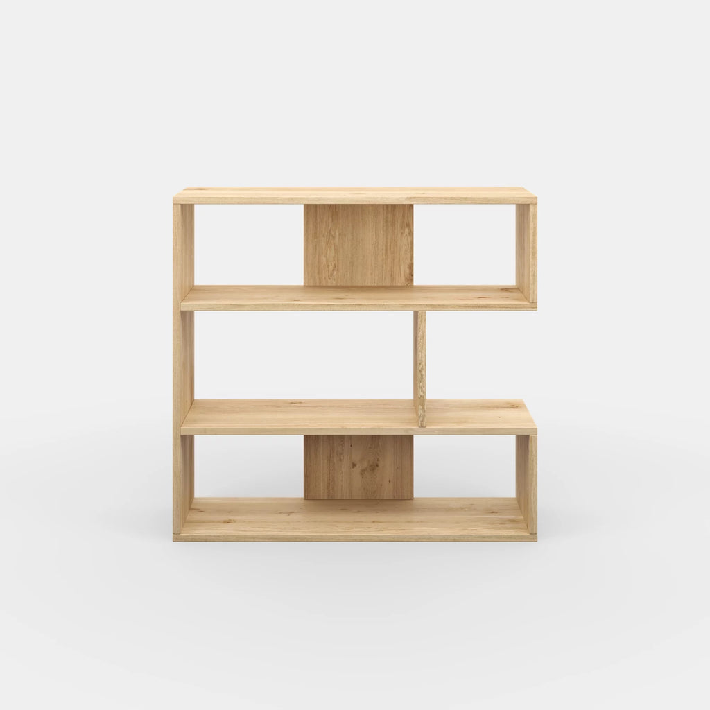 3 Tier Open Shelf Oak Bookcase P5864