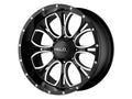 17x9 8x165.1 +18mm Black/Machined Wheel Rim A7492
