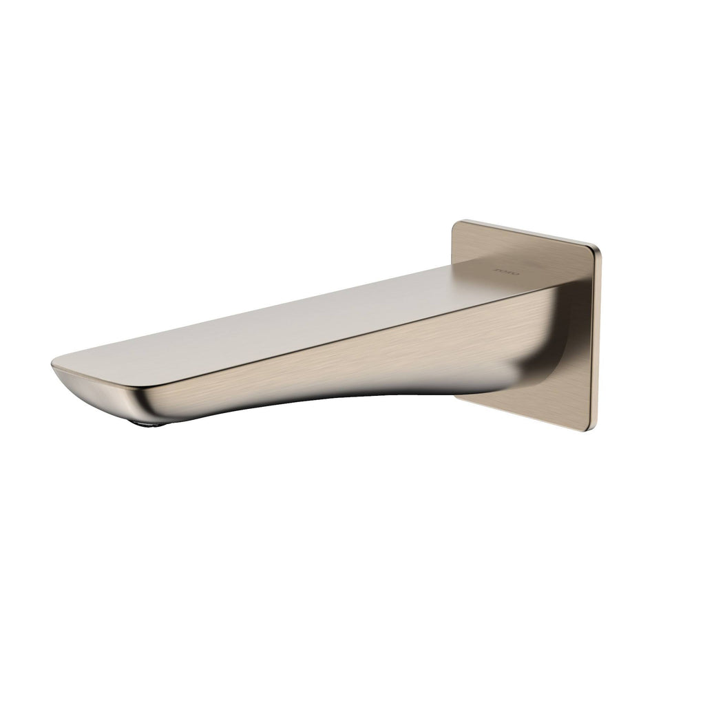 Brushed Nickel Wall Tub Spout L4047