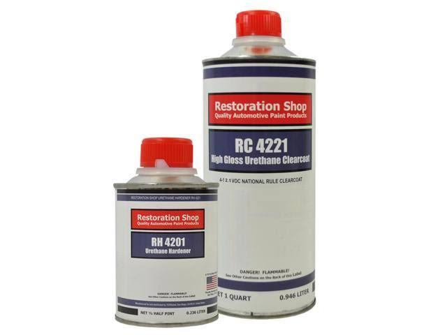 Oxford White Quart Low VOC Urethane Basecoat Paint Kit R34338