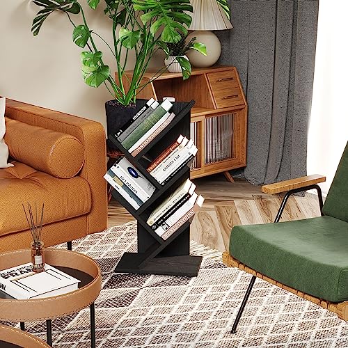 4 Tier Natural Wood Bookshelf Z90028