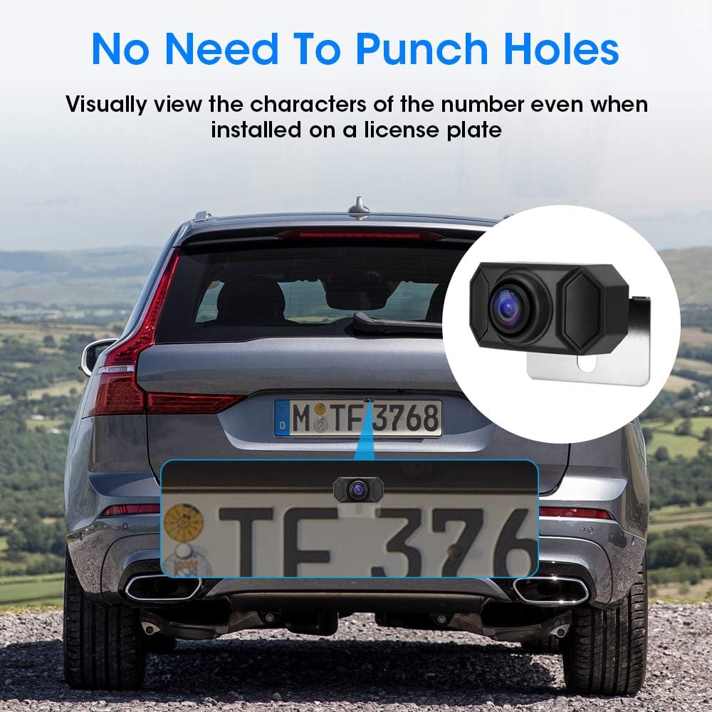 Wireless Backup Camera with 5'' Monitor, Waterproof Night Vision Camera M60251
