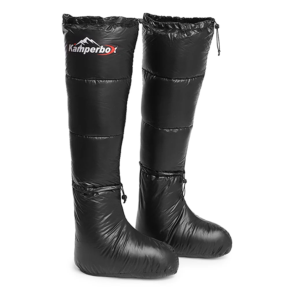 Winter Down Booties Socks with Adjustable Drawstring V542