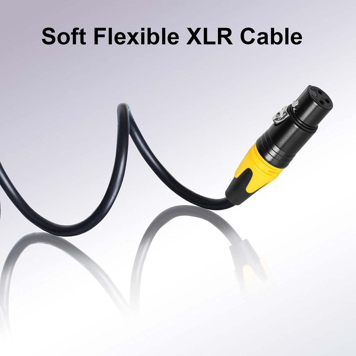 25ft 4 Pack XLR Microphone Cables J847