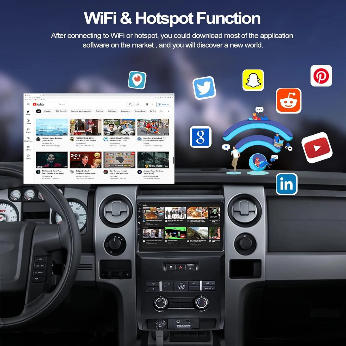 Android 13 9 Inch Touchscreen Car Stereo Radio with Backup Camera K401160